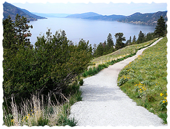 Lake Okanagan view from Paul's Tomb