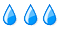 3 raindrops