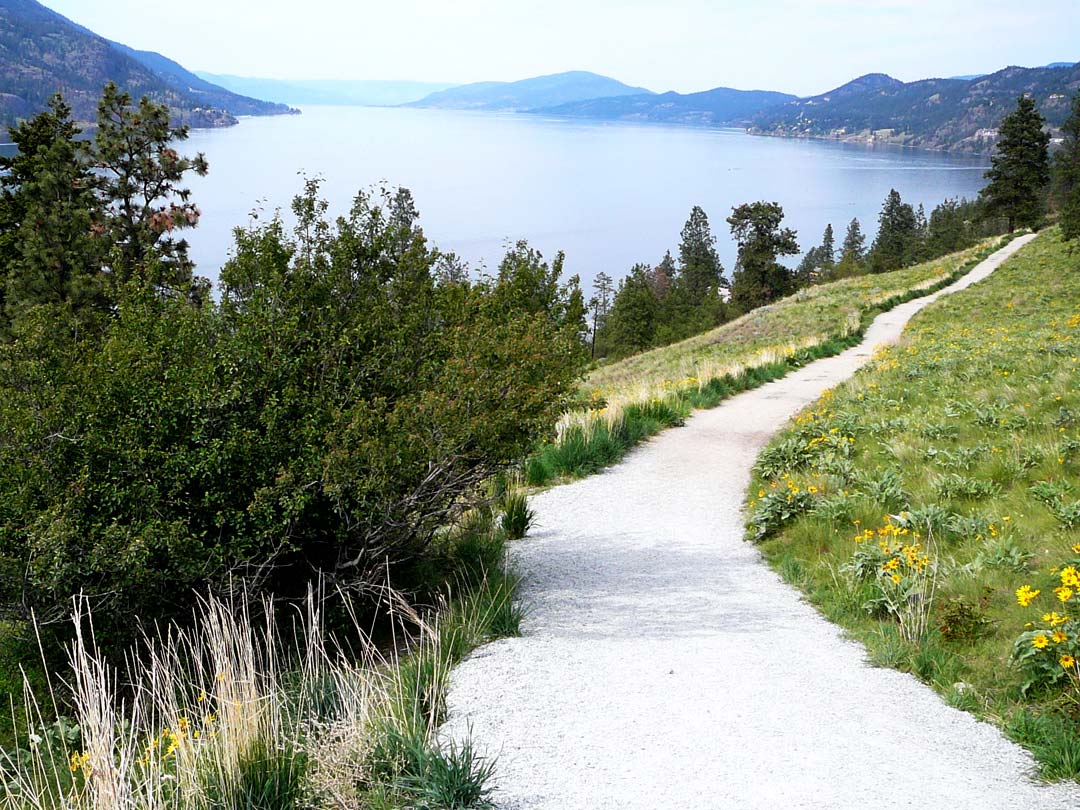 Okanagan Lake view from Knox Mountain