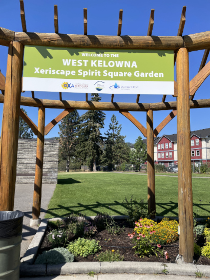 OXA demonstration garden in West Kelowna - Spirit Square Garden
