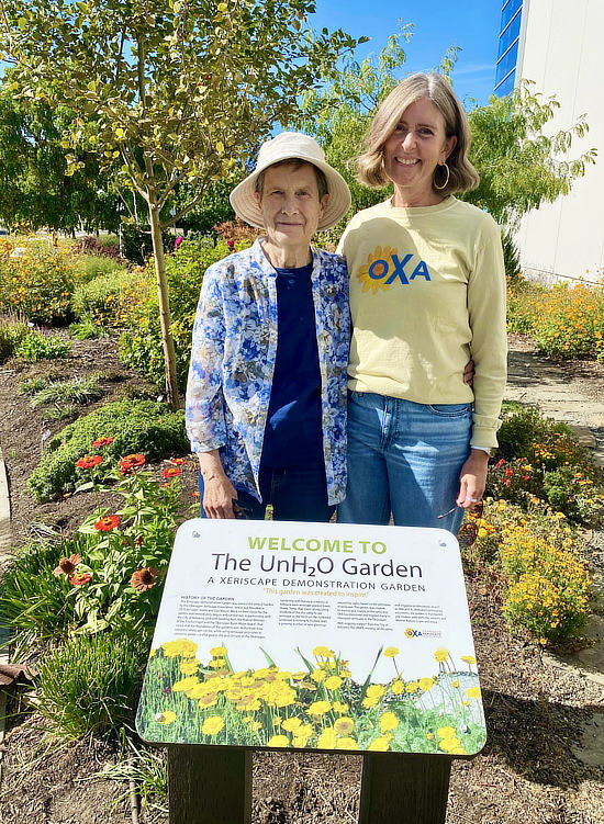 Gwen Steele and Lisa Masini at the OXA AGM 2024