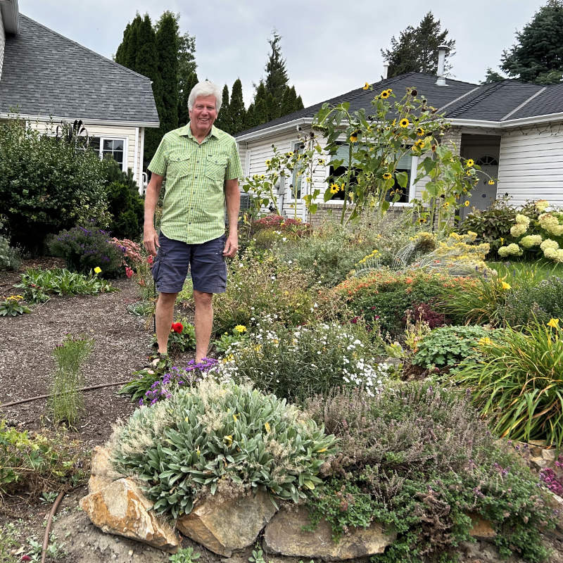 Jim King- Treasurer of the Okanagan Xeriscape Association 